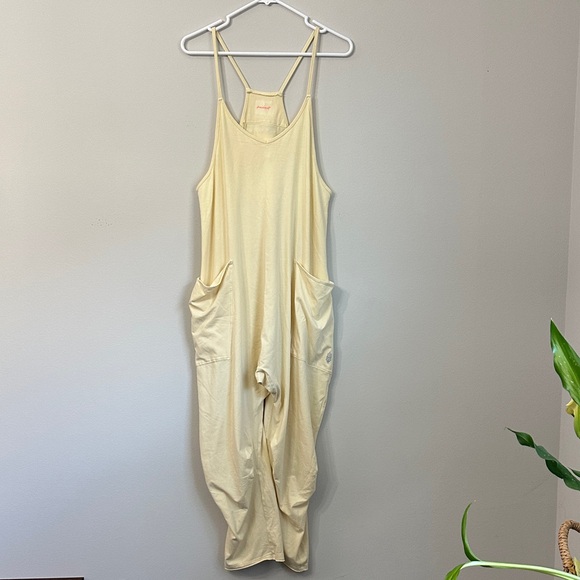 free people movement Pants - FP NWOT Movement by Free People Cream Jumpsuit